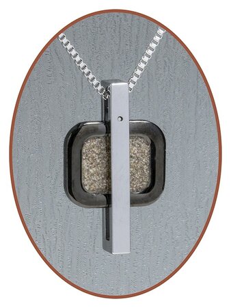 JB Memorials Premium Wolfram Designer Asche Anhänger - TU012