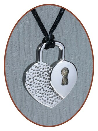 JB Memorials Premium Wolfram Designer 'Herz' Asche Anhänger - TU004