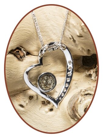 Close2Me© 925 Sterling Silber 'In My Heart' Asche Anhänger - CM008